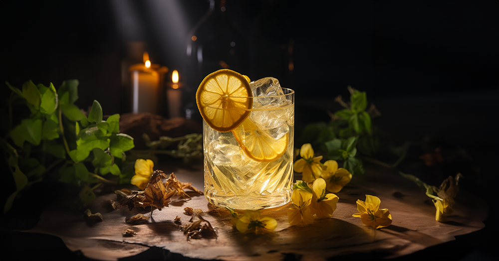 A Refreshing Twist, Making a Cocktail with Airdd&apos;s Dried Lemon Slices